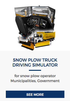 Snow Plow Truck Driving Simulator