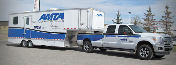 Provides training services to the Alberta trucking industry