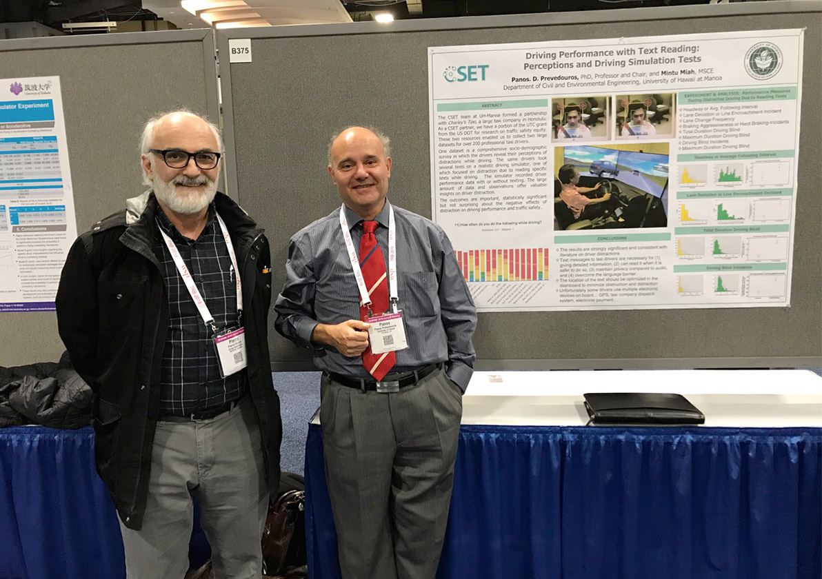 Dr Hirsch of Virage Simulation and Panos D. Prevedouros of the University of Hawaii