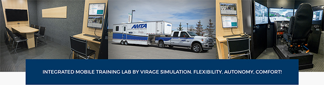 Truck simulator mobile training solution