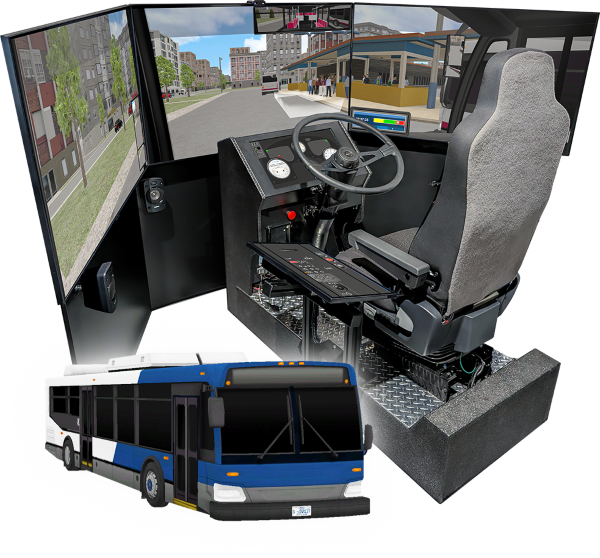 Transit Bus driving simulator VS700M for Transit Bus operators